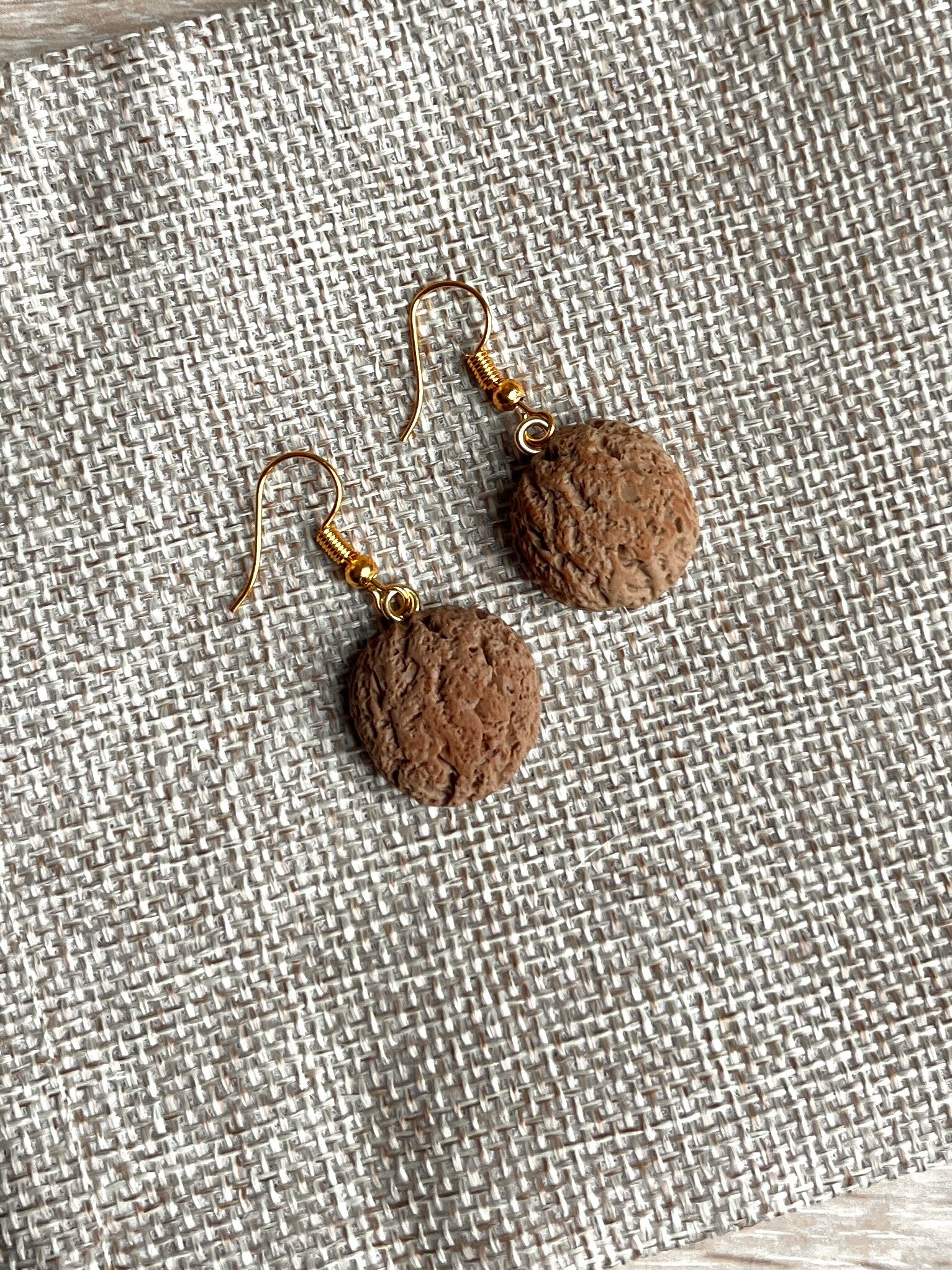 Pepernoten/kruidnoten oorbellen