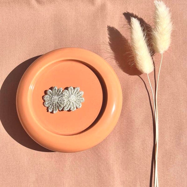 Anti slip speldje gouden bloemen