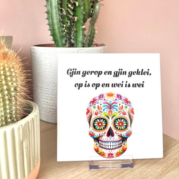 Tegeltje gjin gerop skull