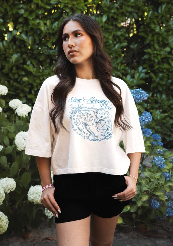 The Slow Mornings Club Tee