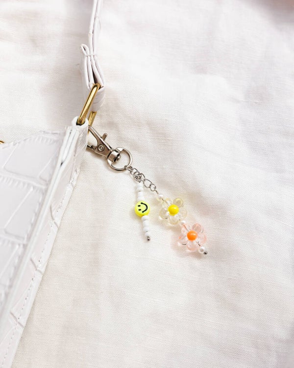 The Tropical smiley keychain