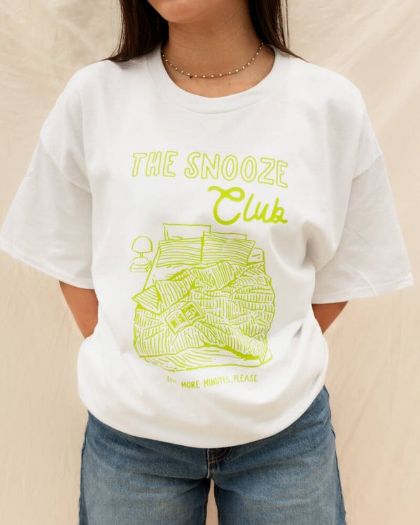 The Snooze club tee