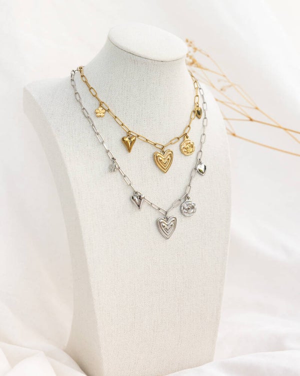 The Sweetheart charms chain necklace