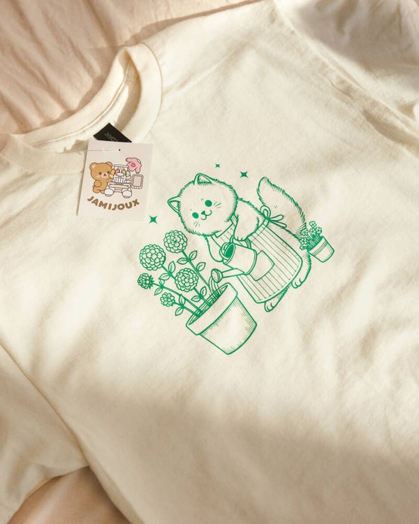 The Gardening kitty tee