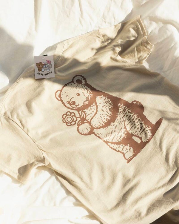 the flower bear tee