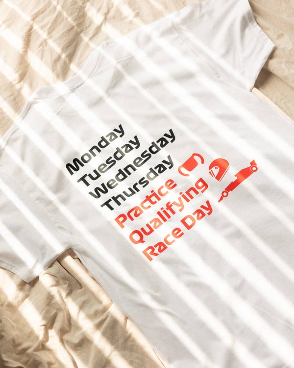 The F1 race week tee - icon version