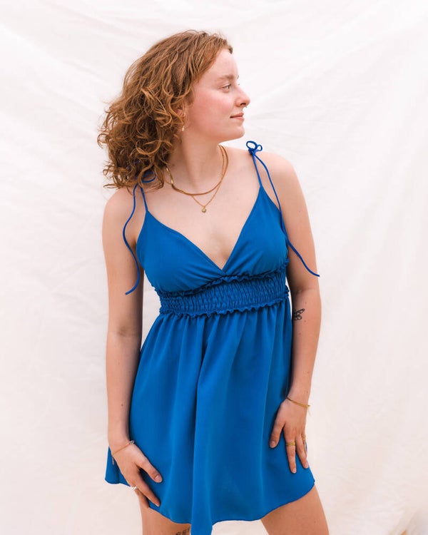 The Sienna dress - Cobalt blue