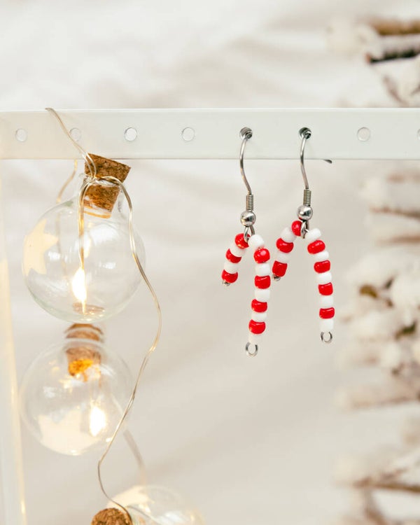 The Candy cane earrings