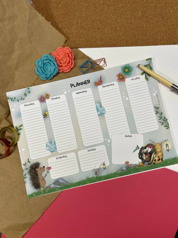 Weekplanner "one day at a time"