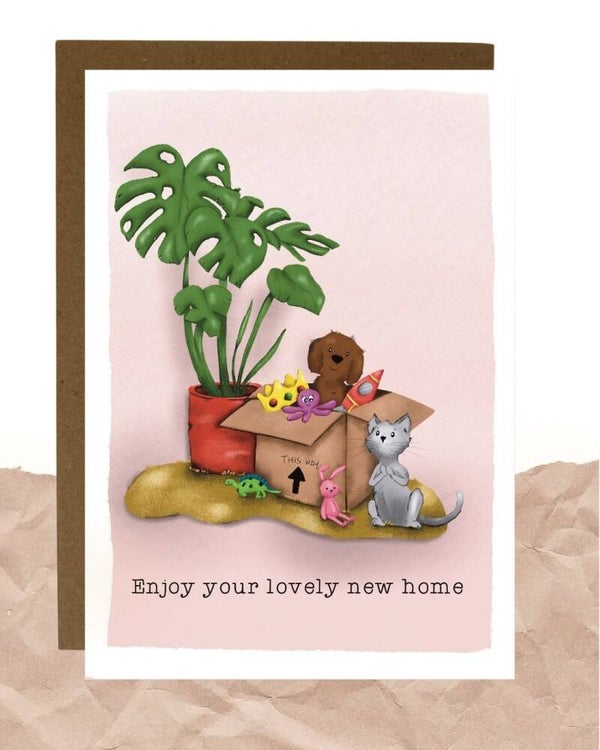 Postkaart - Lovely new home