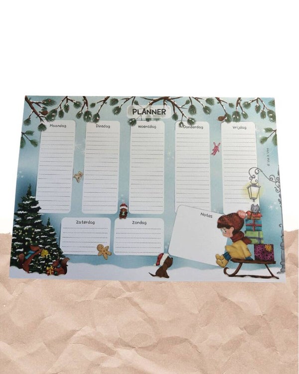 Weekplanner "Winter Wonderland"