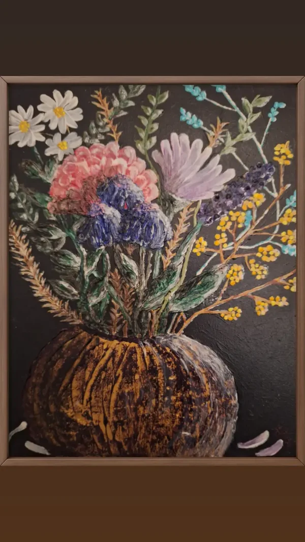 34. The golden flower pot
