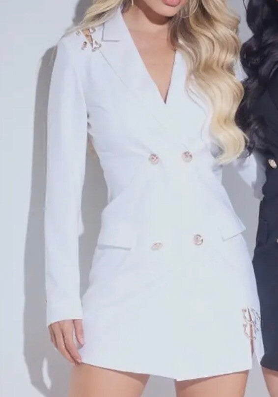 Defined Blazer Dress