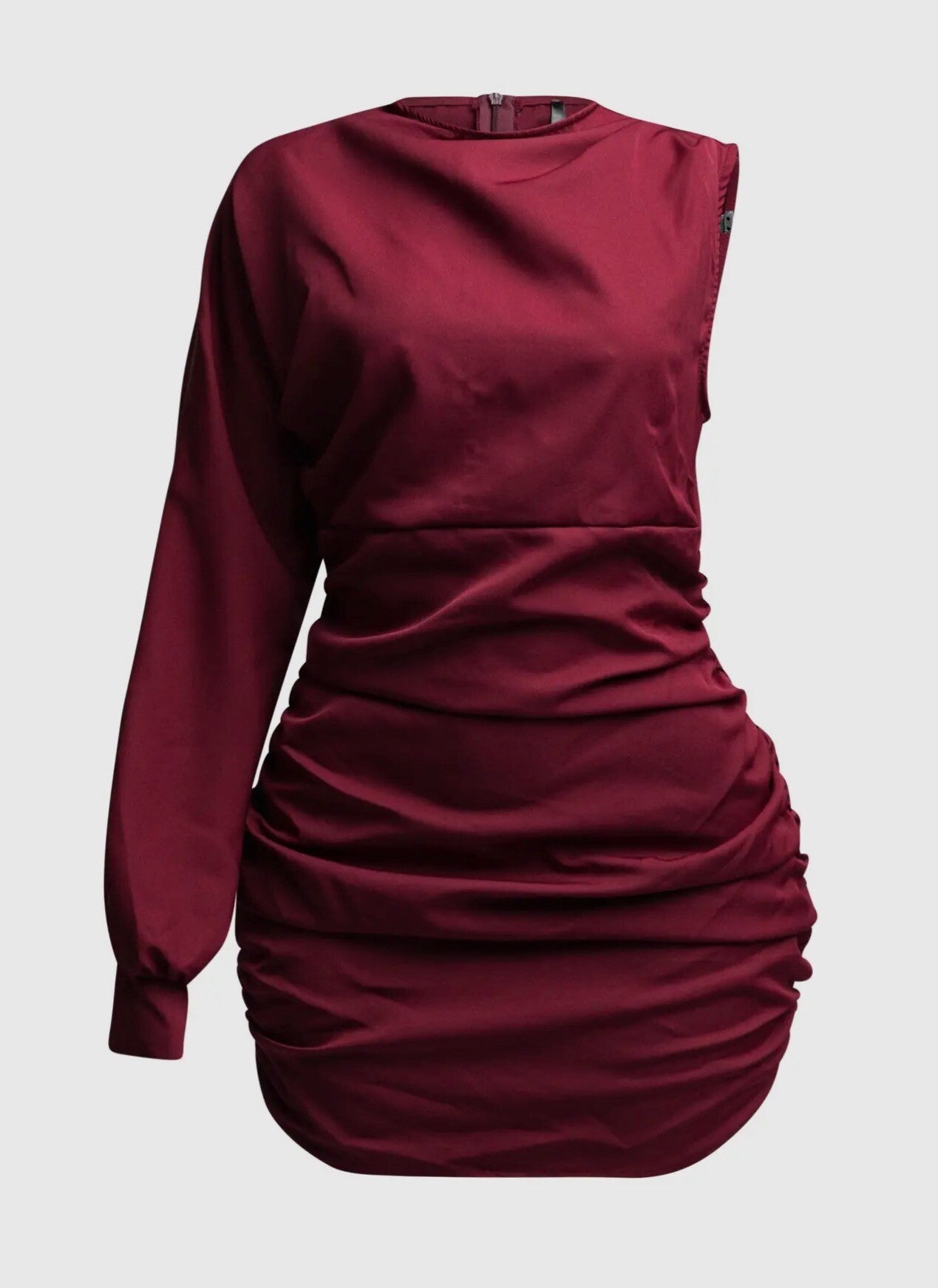 The Burgundy Rhapsody Dress