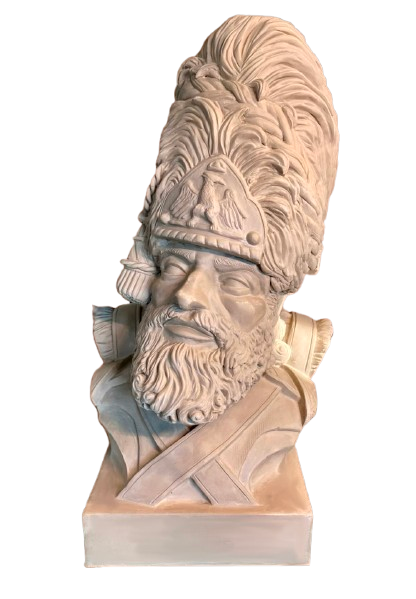 Soldat de La Vieille Garde Napoléonienne sculpté à Camoel