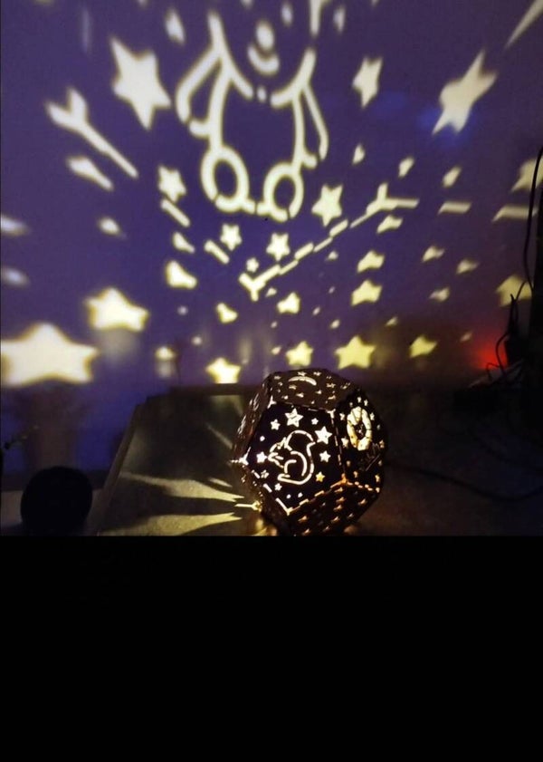 ✨Photophore magique personnalisé – Lumière d’étoiles et prénoms✨