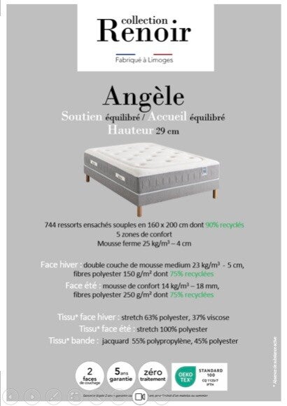 Matelas Angele - Collection Renoir