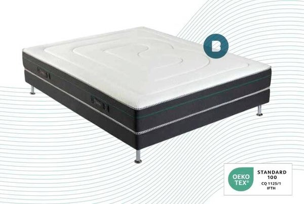 Ensemble SUMATRA  Matelas + Sommier + Pieds