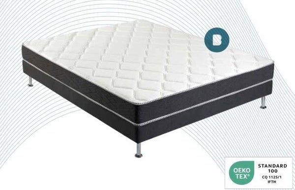 Ensemble BREVA Matelas + Sommier + Pieds