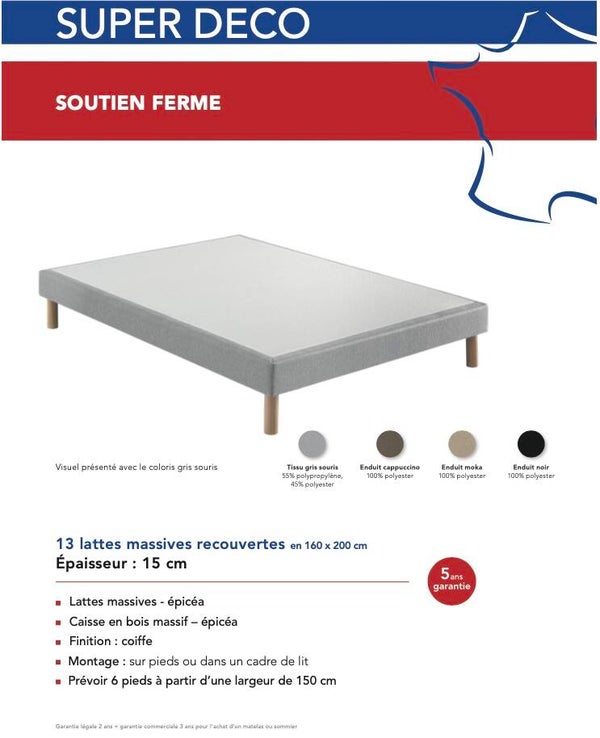 Sommier SUPER DECO