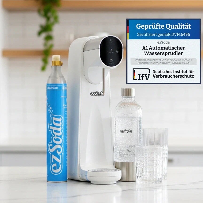 Automatischer Wassersprudler - frisches Sprudelwasser auf Knopfdruck