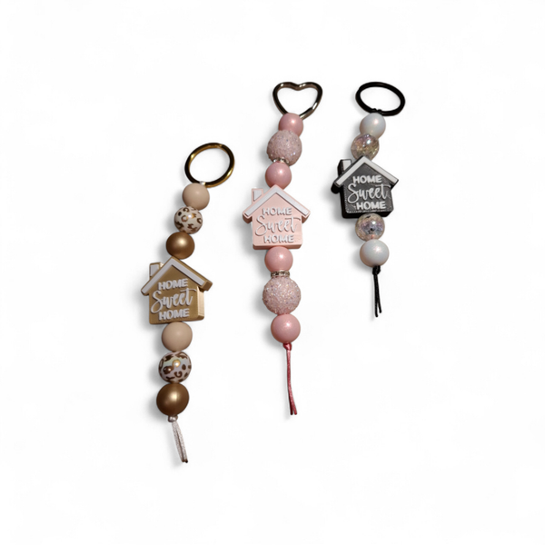 Zelf samenstellen sleutelhanger Home Sweet Home