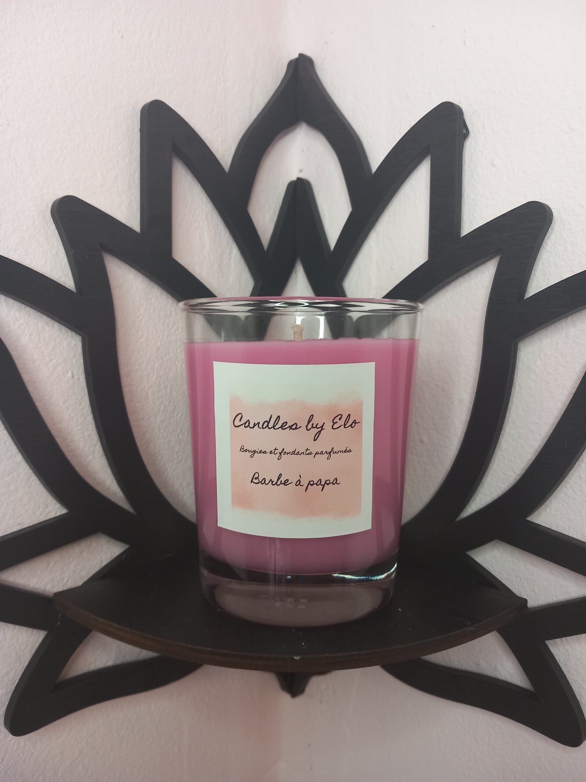 Bougie parfumée barbe à papa