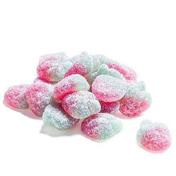 Fizzy strawberries