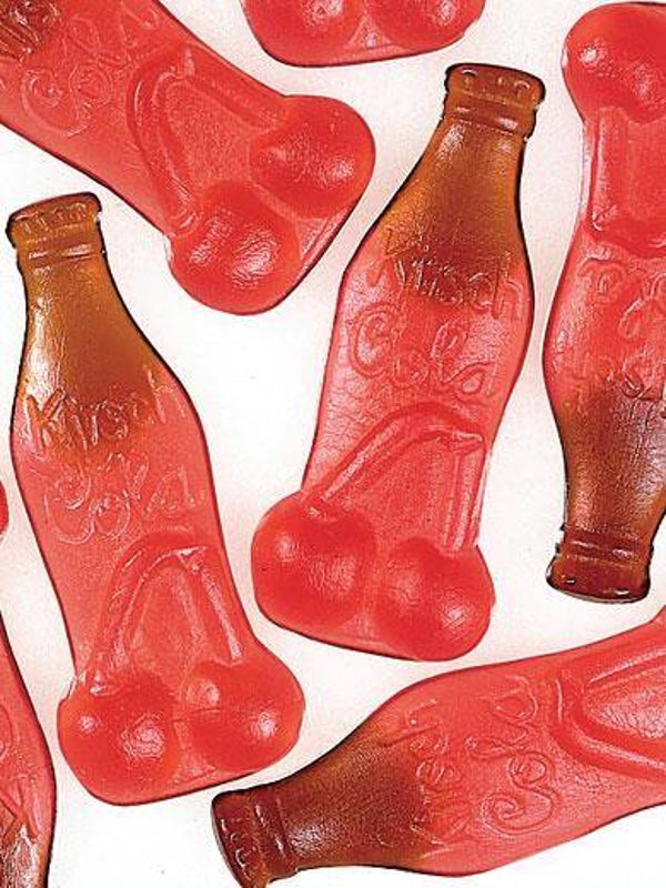 Kers cola flesjes
