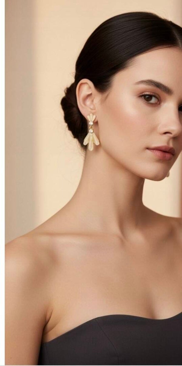 Elegante clips met kristallen.