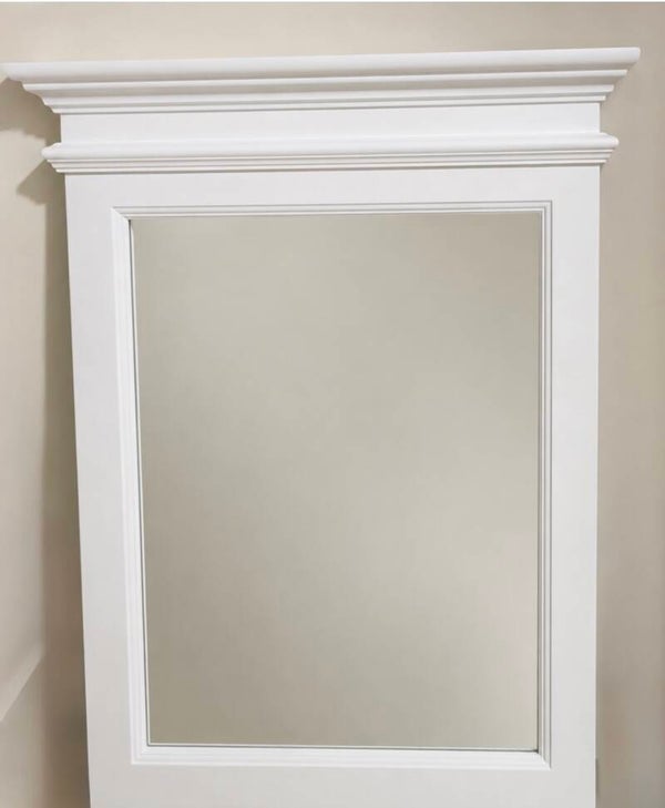 Elegante Klassieke Witte Spiegel.
