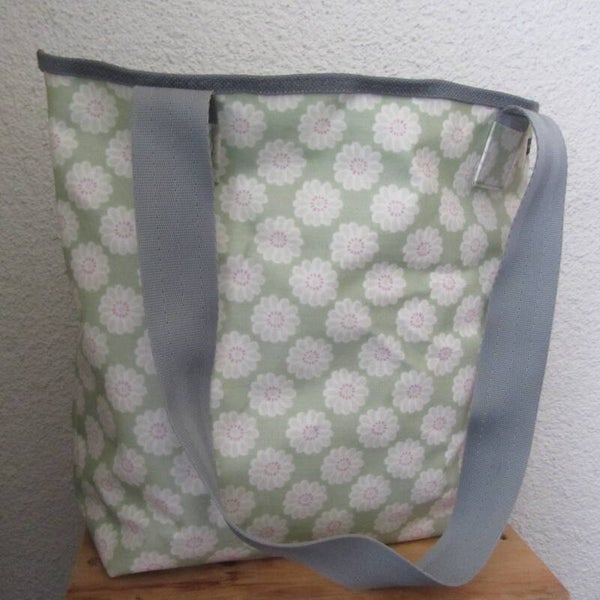 Tasche aus Wachstuch
