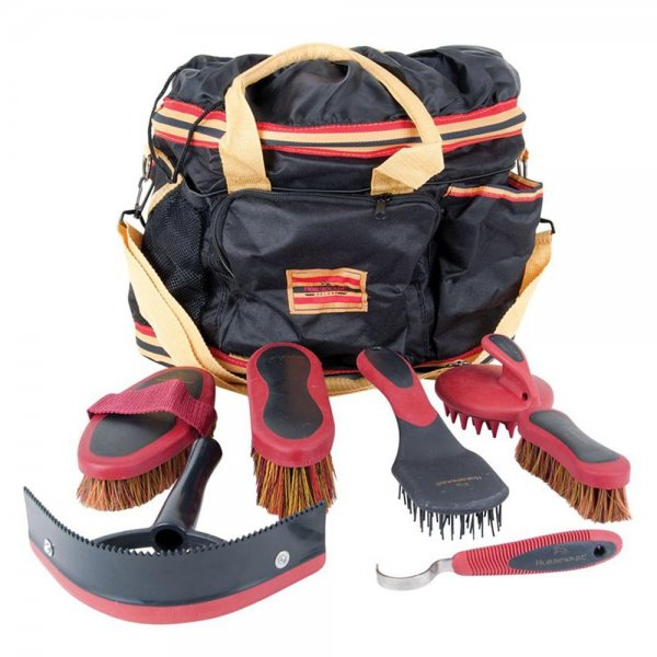 HORSEWARE IRELAND Grooming Kit Whitney Stripe Gold