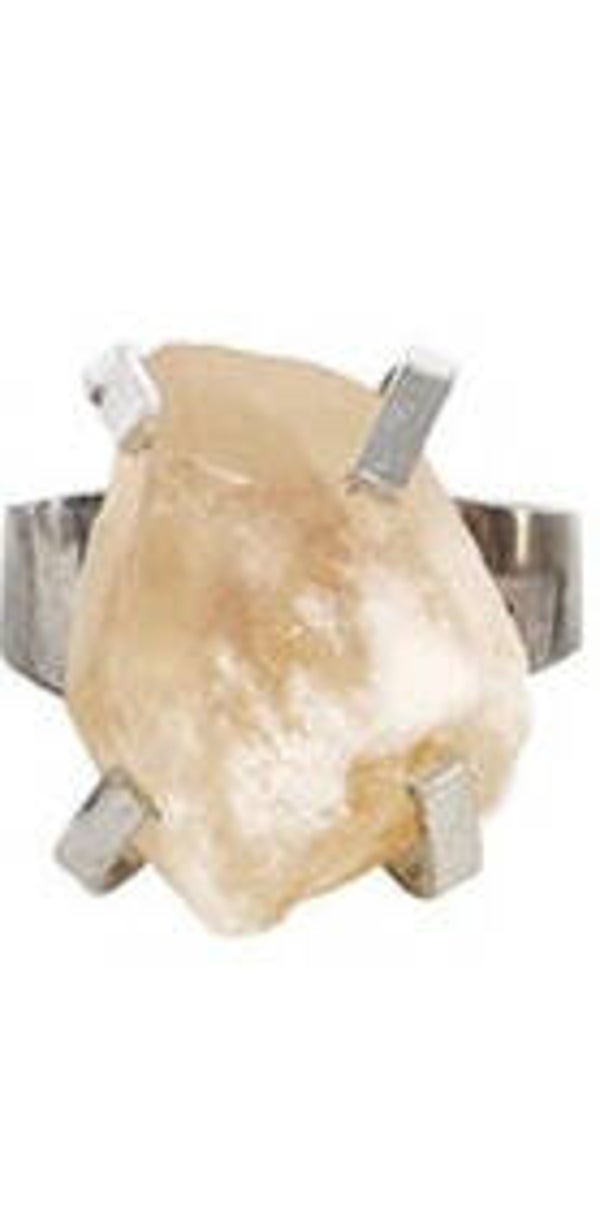 Raw Citrine Ring