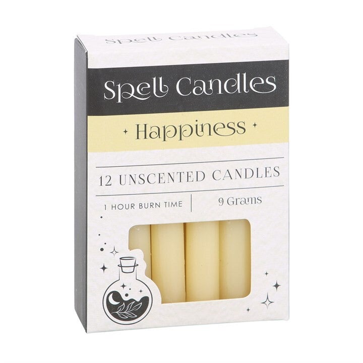Yellow Coloured Spell Candles