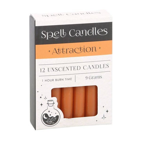 Orange Coloured Spell Candles