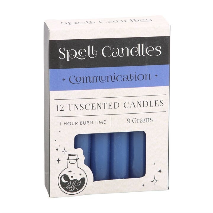 Blue Coloured Spell Candles