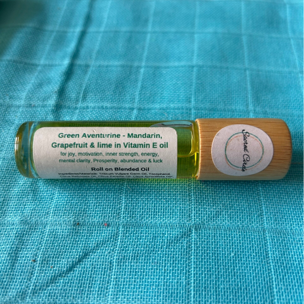 Blended Oil Roller with Green Aventurine