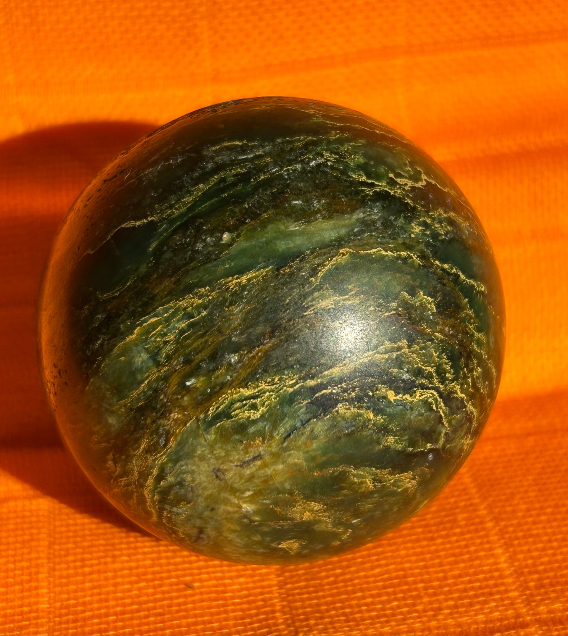 Emerald Quartz sphere