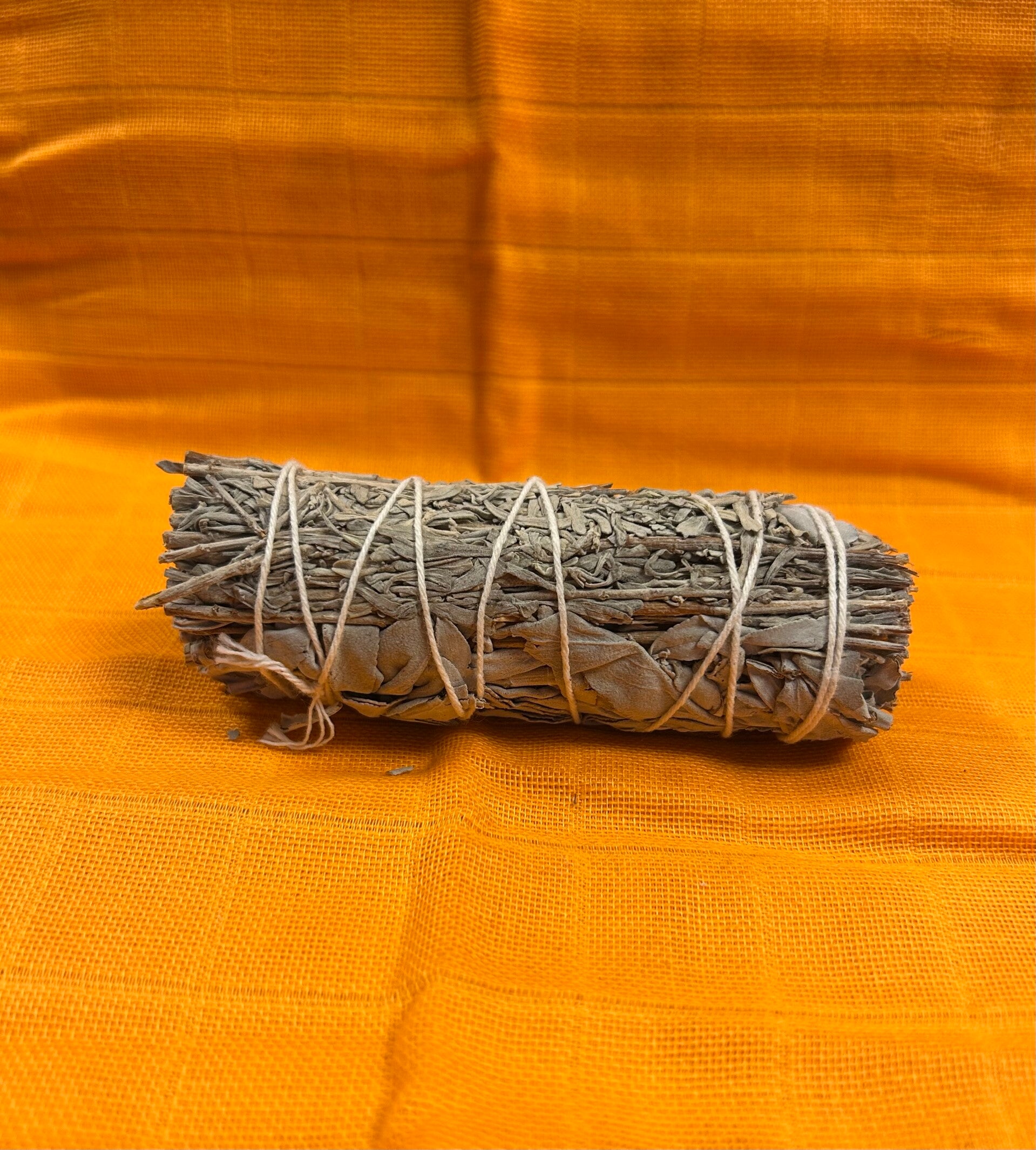 White & Blue Sage Smudge Stick 10cm