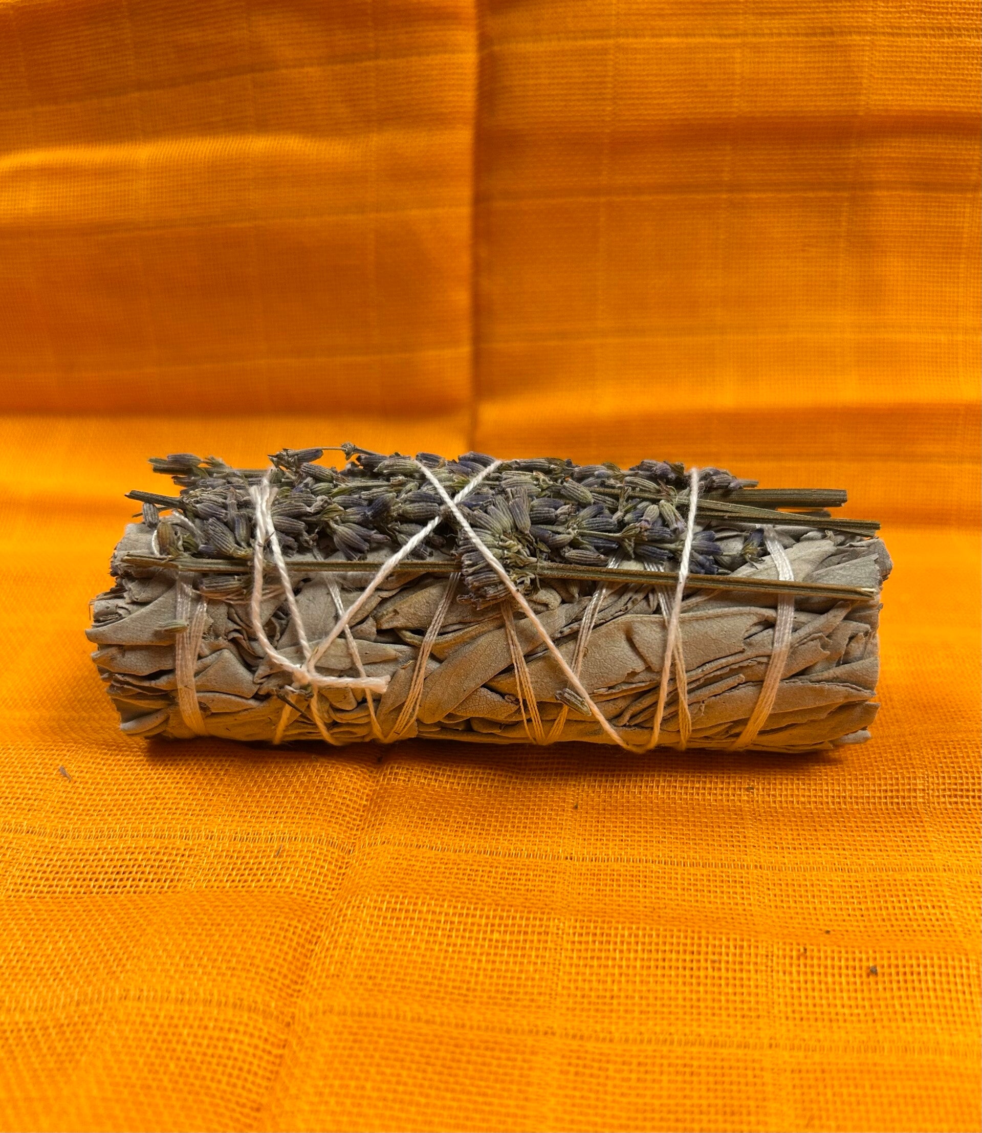 White Sage & Lavender Smudge Stick 10cm