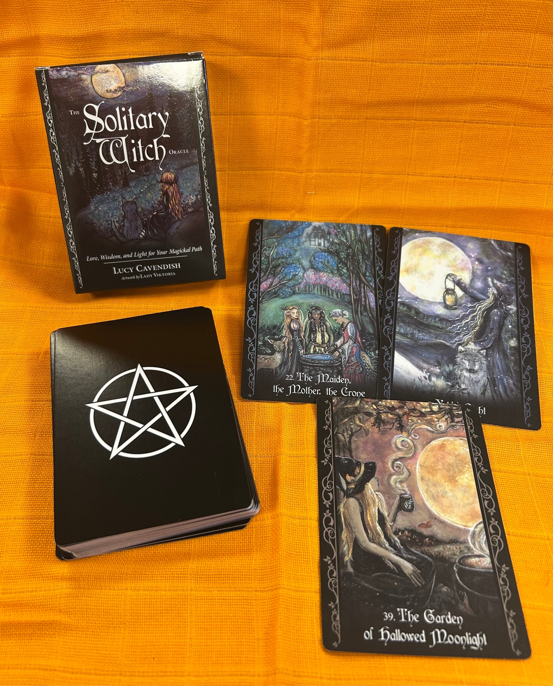Solitary Witch Oracle cards