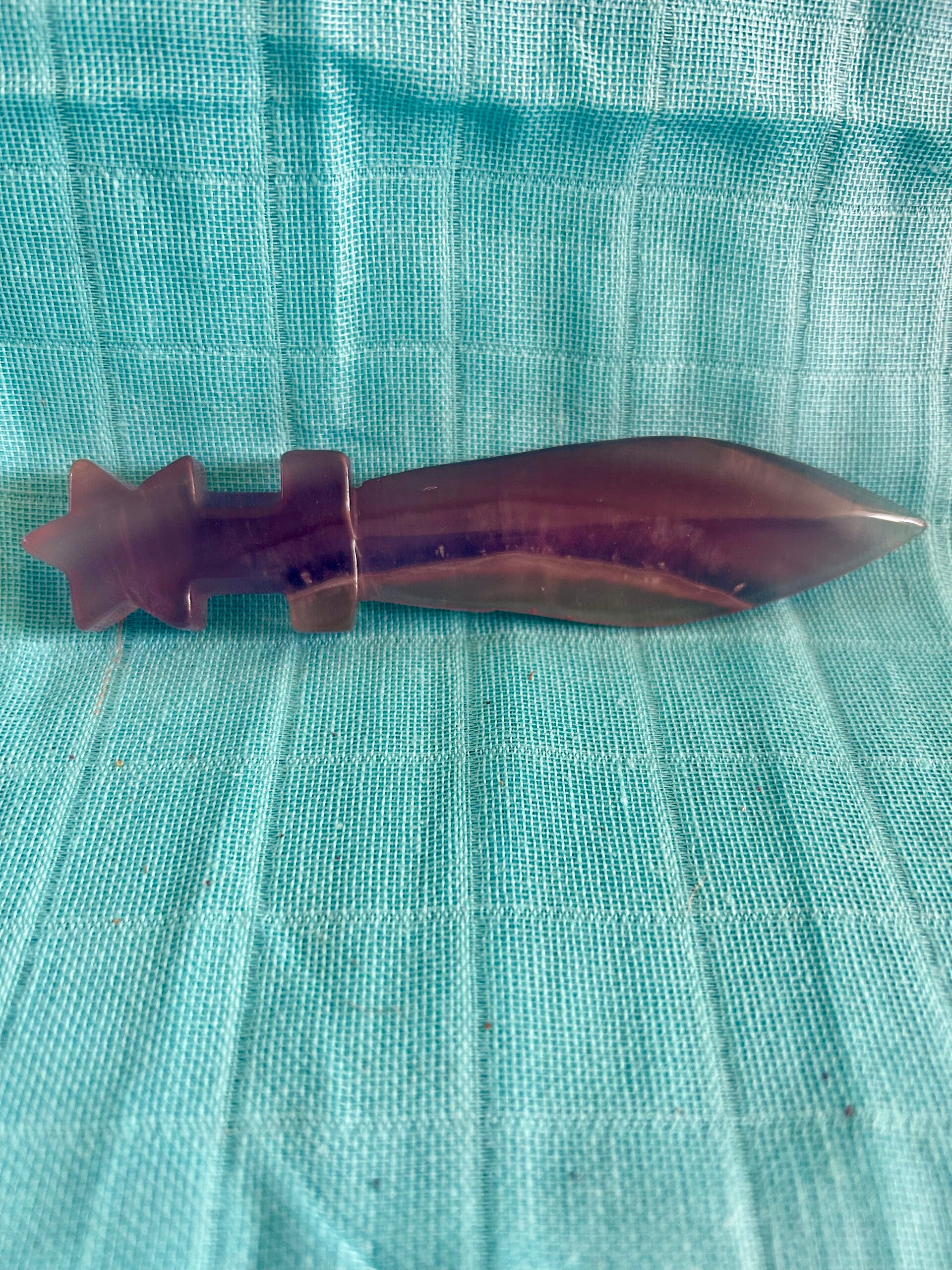 Amethyst Star Athame