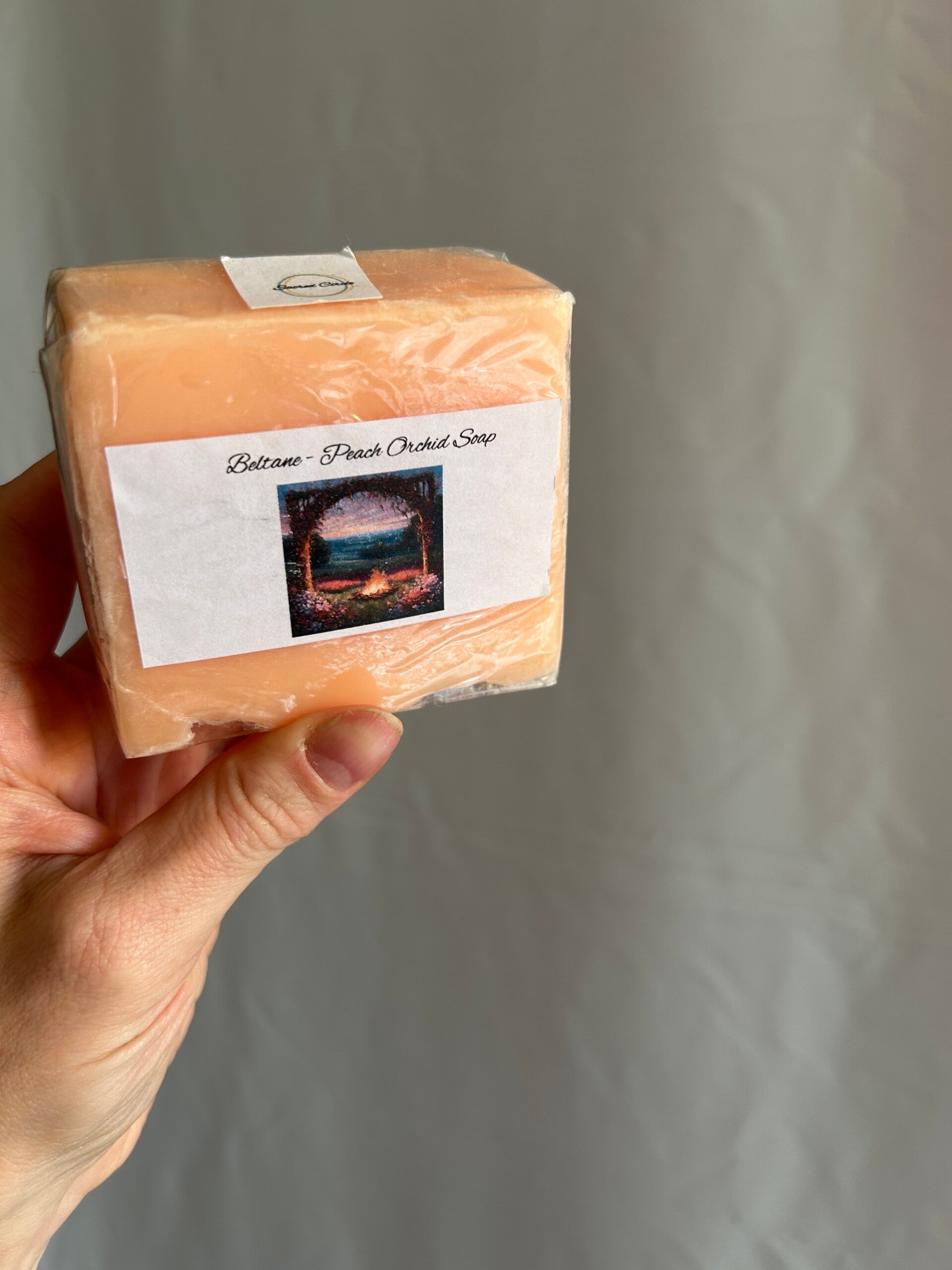 Beltane Peach Orchid Soap