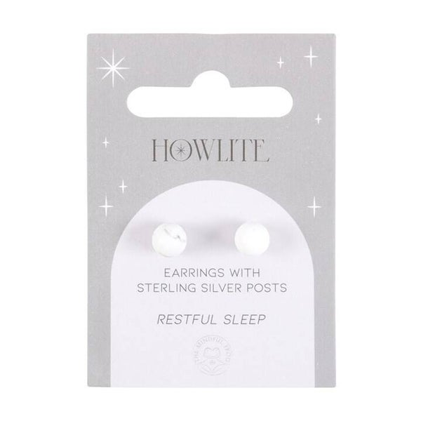 Howlite Stud earrings
