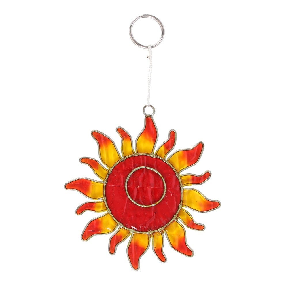 Orange Sun Summer Solstice Resin Suncatcher