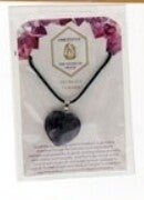 Amethyst Crystal Heart Necklace