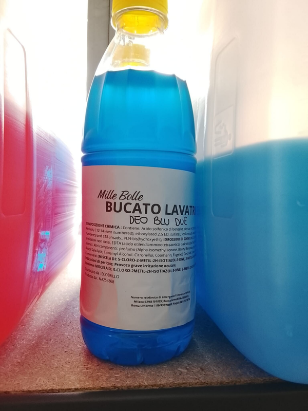 Bucato Lavatrice Deo Blu Due