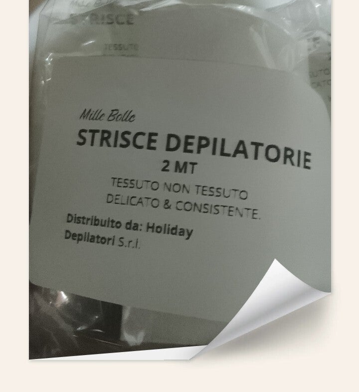 strisce depilatorie delicate sulla pelle TNT della Holiday 2 mt