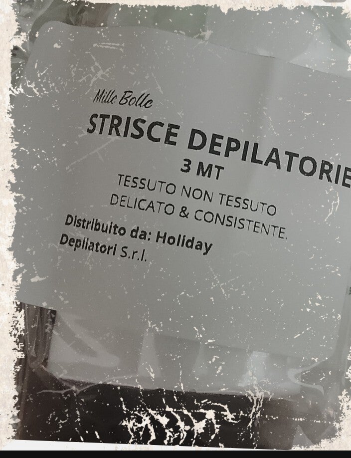 strisce depilatorie delicate sulla pelle TNT della Holiday  3 mt